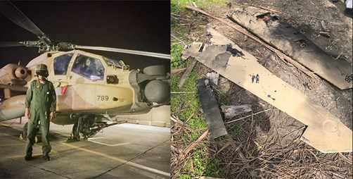 Tte. Cnel. L, el piloto que intercepto el VANT iraní / Restos del VANT iraní