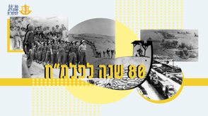 פריסט ראשי גווני צהוב עם כיתוב וסמלים
