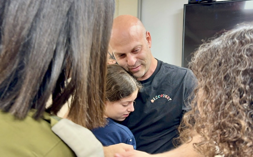 Hila Rotem Shoshani reunites with her uncle after she was held hostage in Gaza for 50 days.